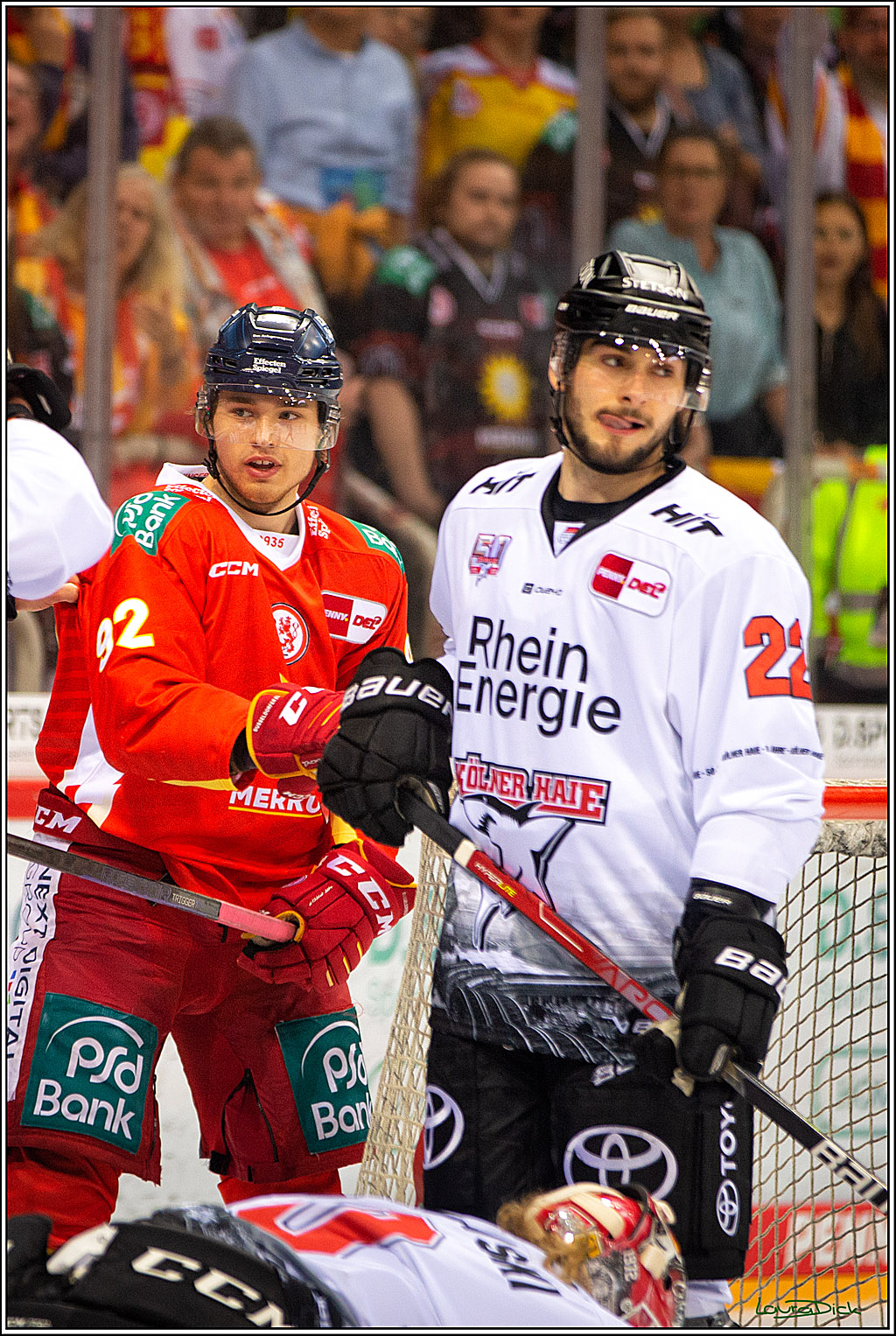 PENNY DEL; Duesseldorfer EG- Koelner Haie; Duesseldorf, 28.10.2022